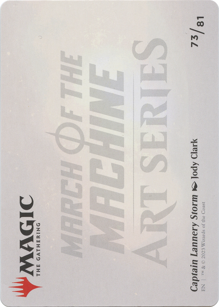 Captain Lannery Storm // Captain Lannery Storm (AMOM-073) - March of the Machine Art Series (Borderless)