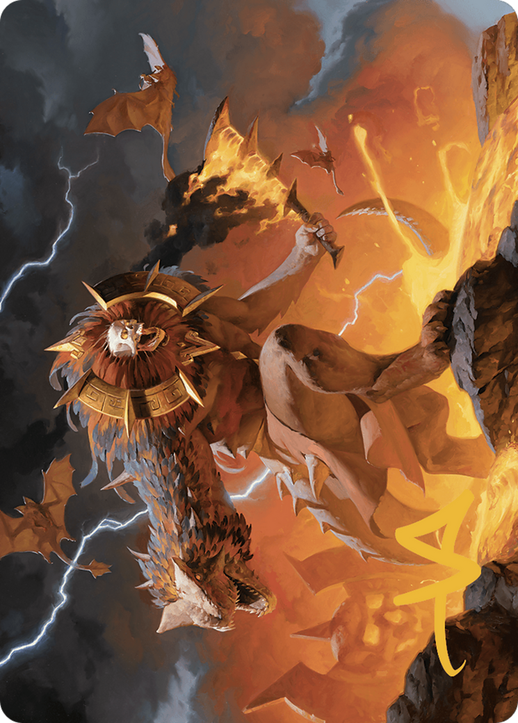 Ojer Axonil, Deepest Might // Ojer Axonil, Deepest Might (ALCI-020) - The Lost Caverns of Ixalan Art Series (Borderless)