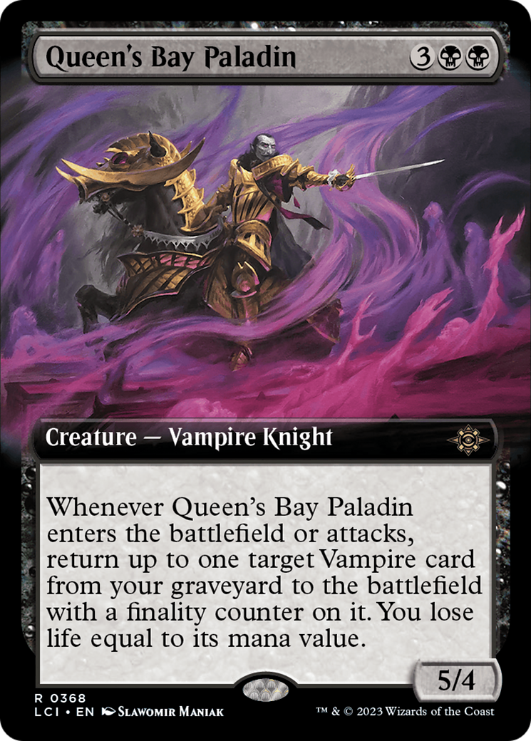 Queen's Bay Paladin (Extended Art) (LCI-368) - The Lost Caverns of Ixalan: (Extended Art)