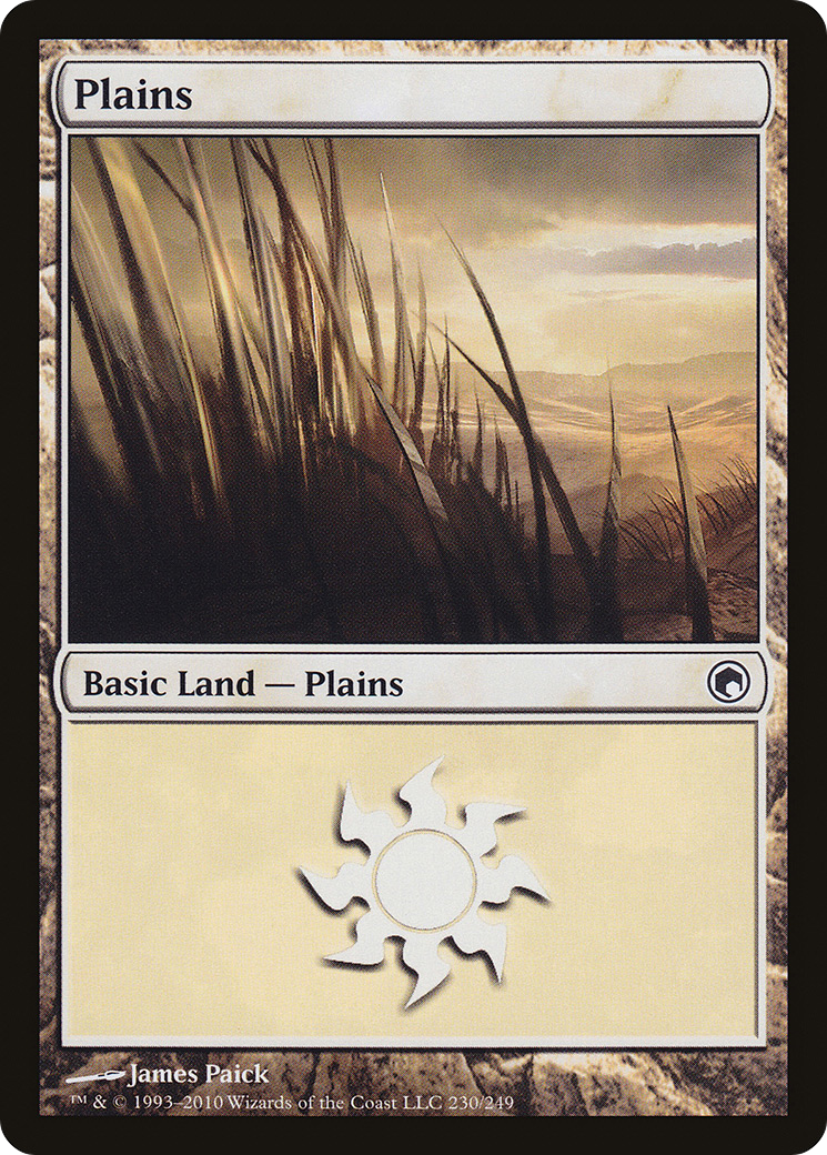 Plains (230) (SOM-230) - Scars of Mirrodin Foil