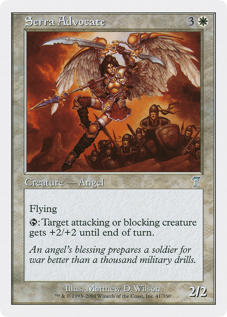 Serra Advocate (7ED-041) - 7th Edition Foil