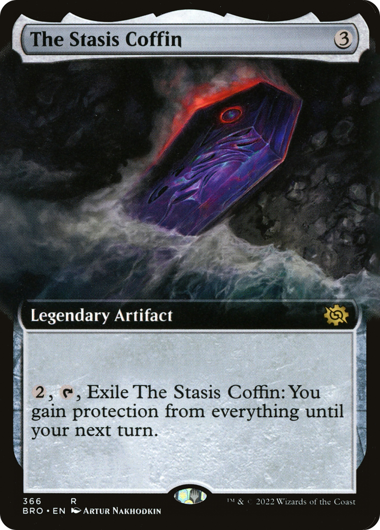 The Stasis Coffin (Extended Art) (BRO-366) - The Brothers' War: (Extended Art) Foil