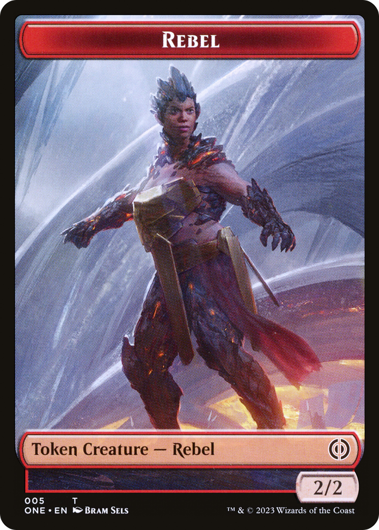 Rebel (TONE-005) - Phyrexia: All Will Be One Tokens Foil