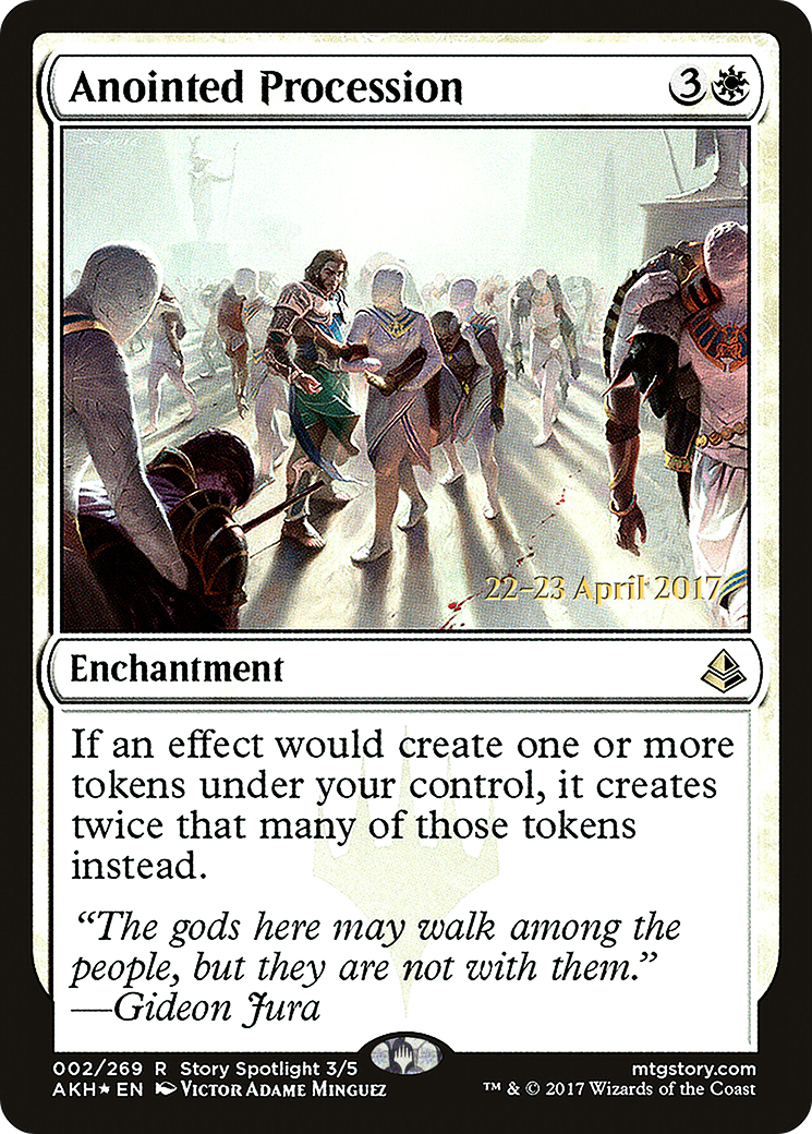 Anointed Procession (PRE-002) - Amonkhet Promos Foil