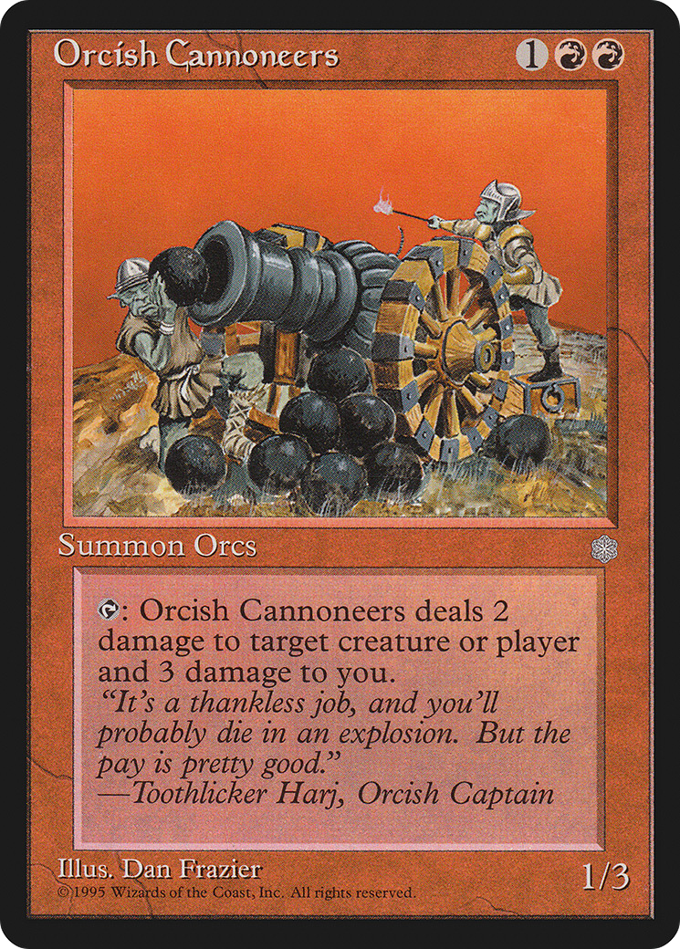 Orcish Cannoneers (ICE-) - Ice Age
