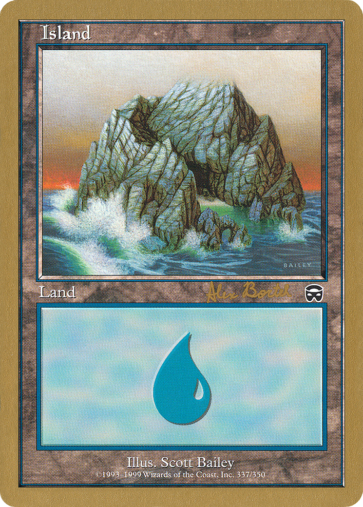 Island (337) - 2001 Alex Borteh (MMQ) (WCD-) - World Championship Decks 2001