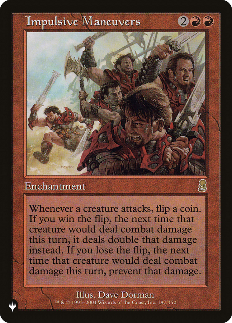 Impulsive Maneuvers (LIST-197) - The List