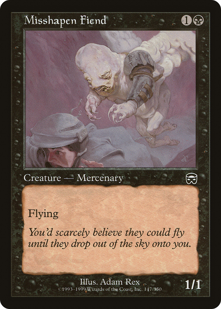 Misshapen Fiend (MMQ-147) - Mercadian Masques