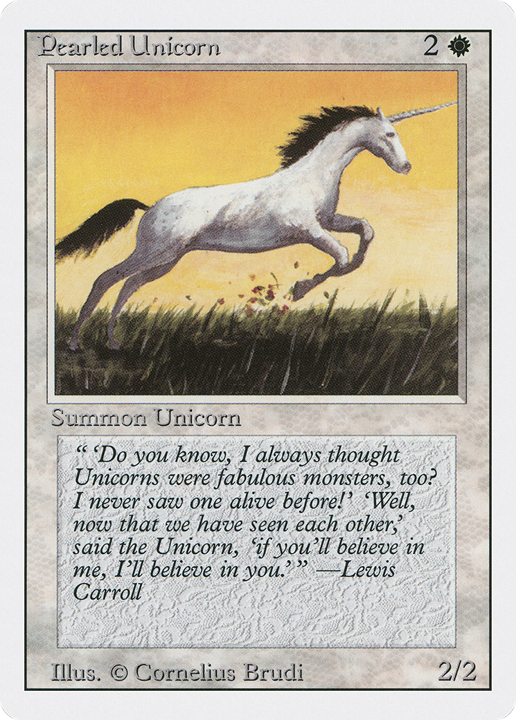 Pearled Unicorn (3ED-) - Revised Edition