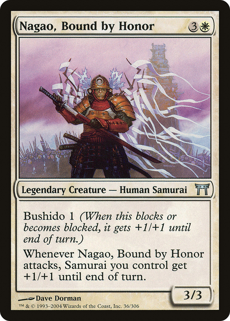 Nagao, Bound by Honor (CHK-036) - Champions of Kamigawa