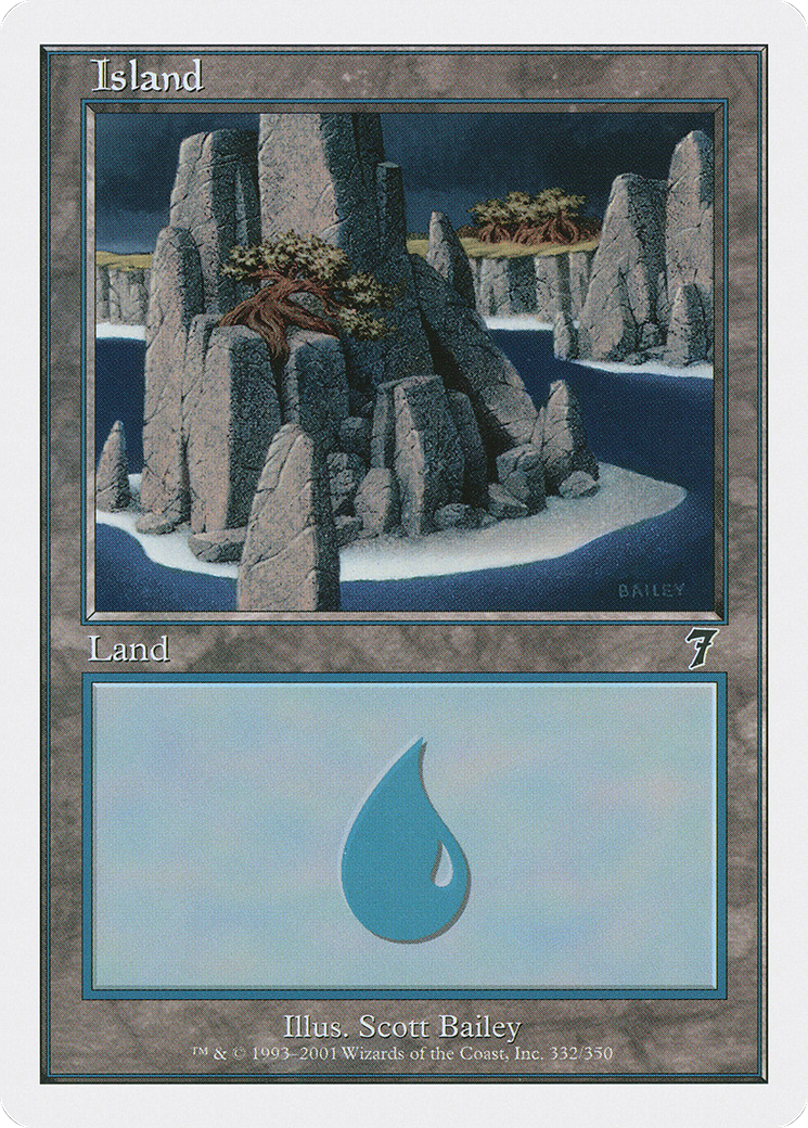 Island (332) (7ED-332) - 7th Edition