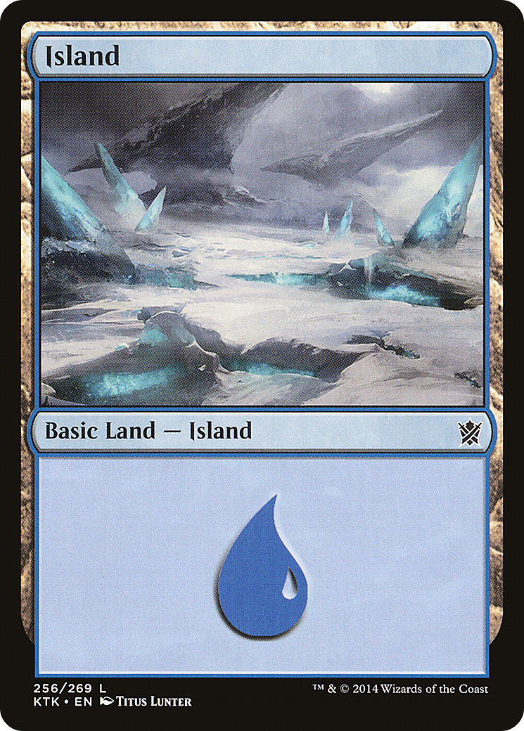 Island (256) (KTK-256) - Khans of Tarkir