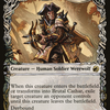 Brutal Cathar (Showcase) (MID-286) - Innistrad: Midnight Hunt: (Showcase, Double Faced Transform)