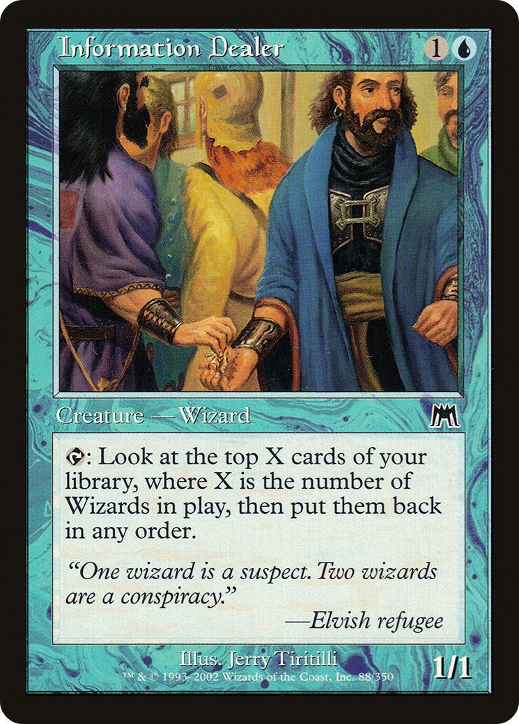 Information Dealer (ONS-088) - Onslaught Foil