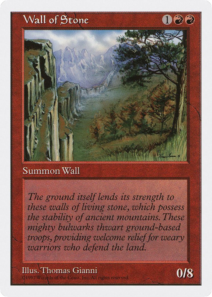 Wall of Stone (5ED-) - Fifth Edition