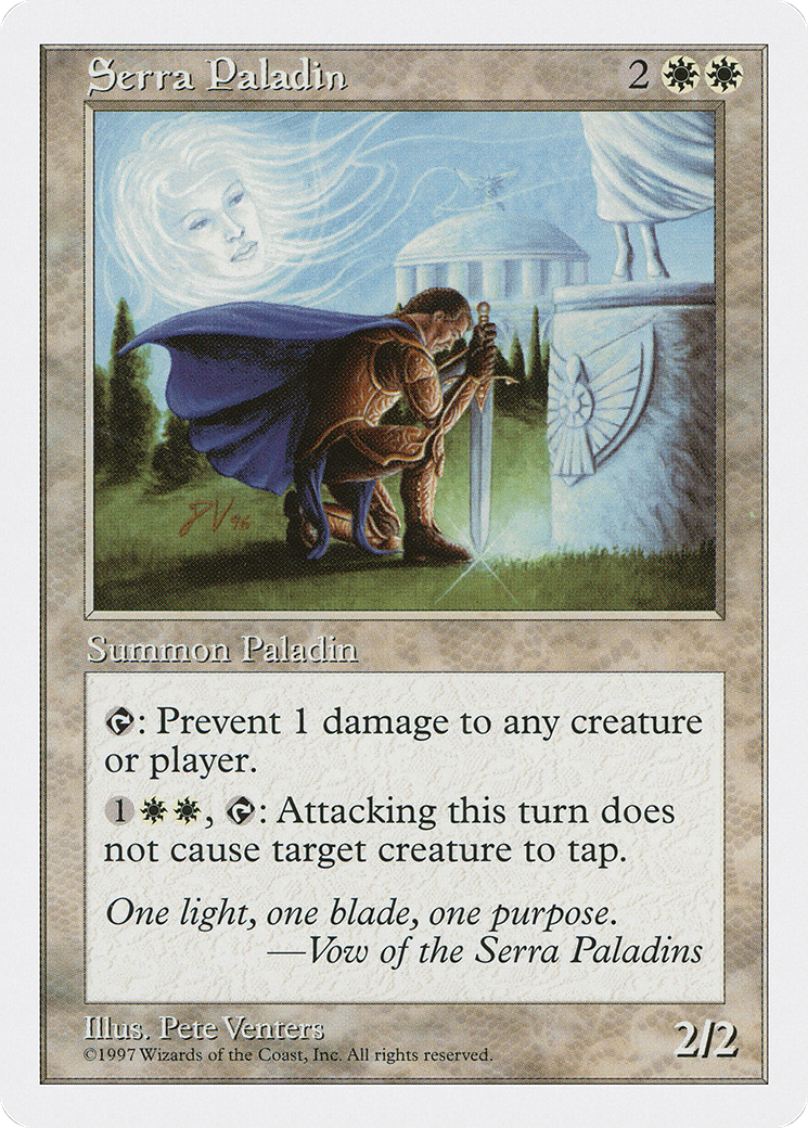Serra Paladin (5ED-) - Fifth Edition