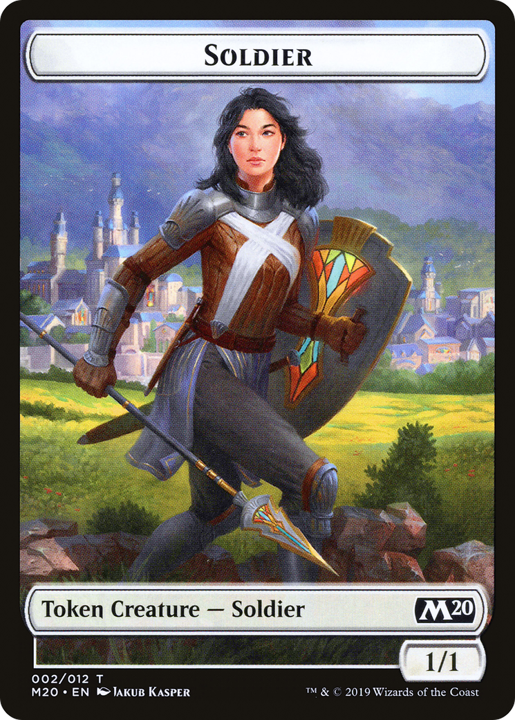 Soldier Token (M20-002) - Core Set 2020 Tokens