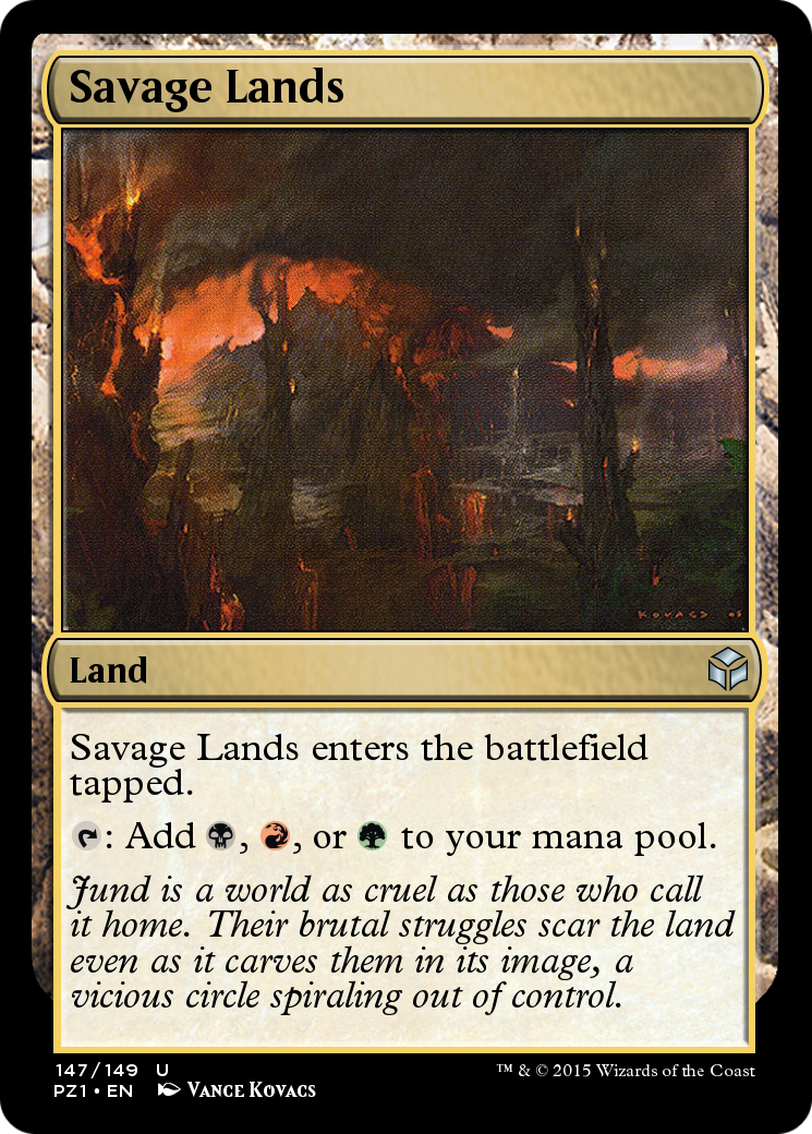 Savage Lands (PZ1-147) - Legendary Cube Prize Pack