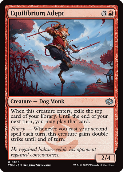 Equilibrium Adept (TDM-106) - Tarkir: Dragonstorm Foil