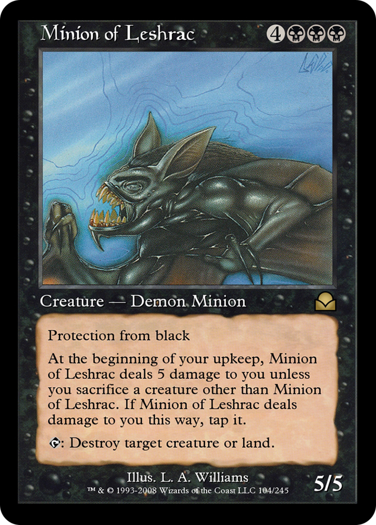 Minion of Leshrac (ME2-104) - Masters Edition II Foil
