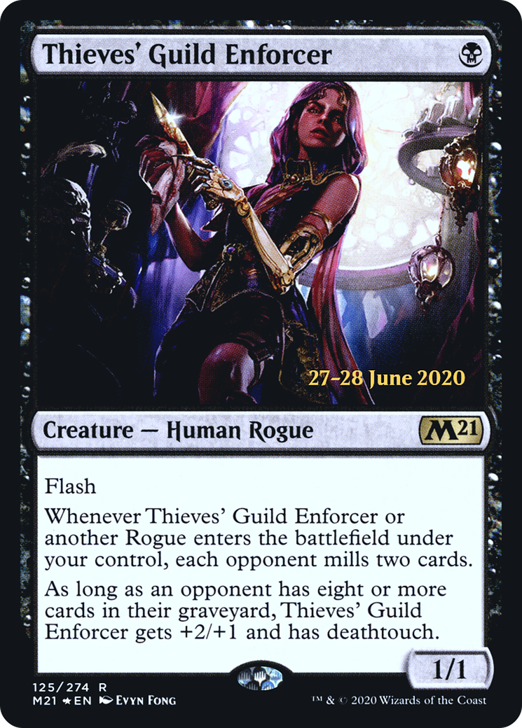 Thieves' Guild Enforcer (PRE-125) - Core Set 2021 Promos Foil