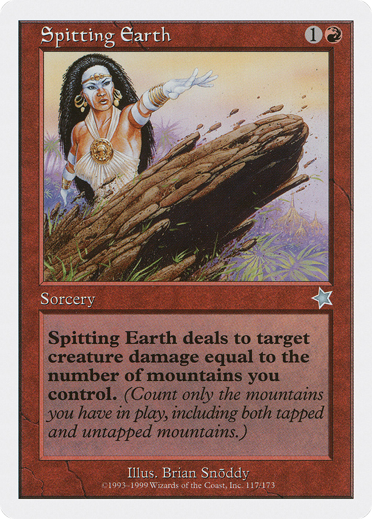 Spitting Earth (S99-117) - Starter 1999