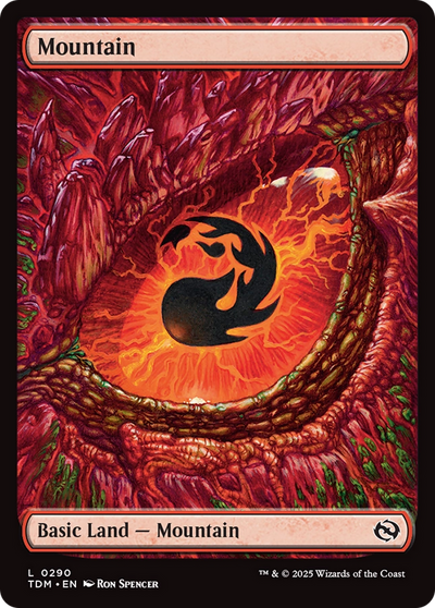 Mountain (0290) (TDM-290) - Tarkir: Dragonstorm