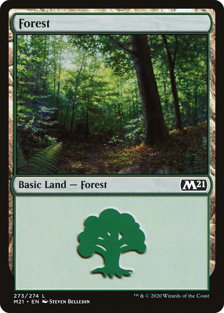 Forest (273) (M21-273) - Core Set 2021 Foil