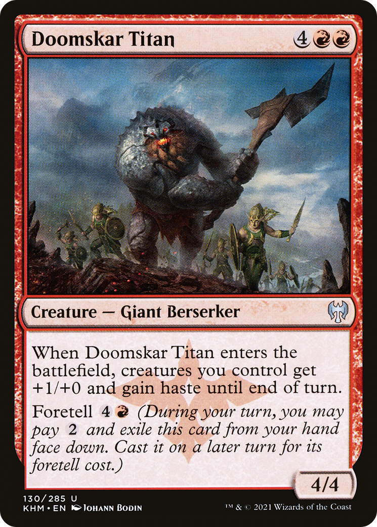 Doomskar Titan (KHM-130) - Kaldheim Foil