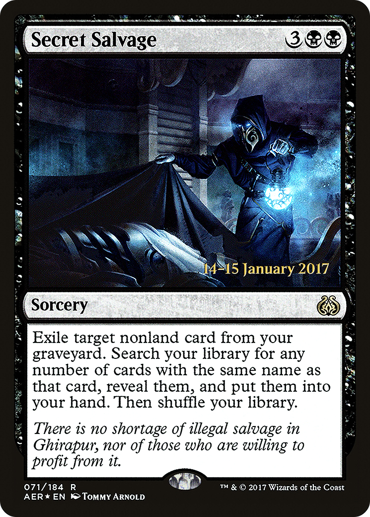 Secret Salvage (PRE-071) - Aether Revolt Promos Foil