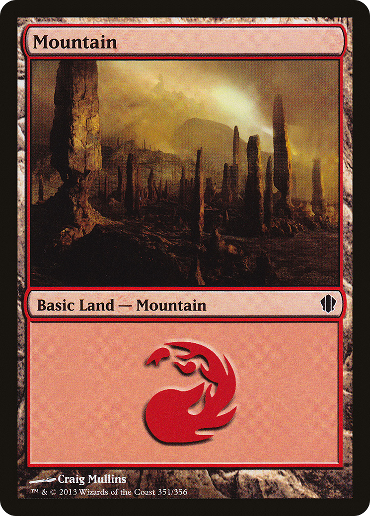 Mountain (351) (C13-351) - Commander 2013