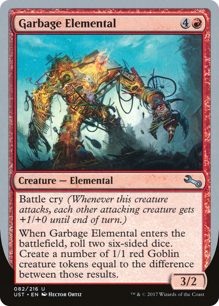 Garbage Elemental (C) (UST-082) - Unstable Foil