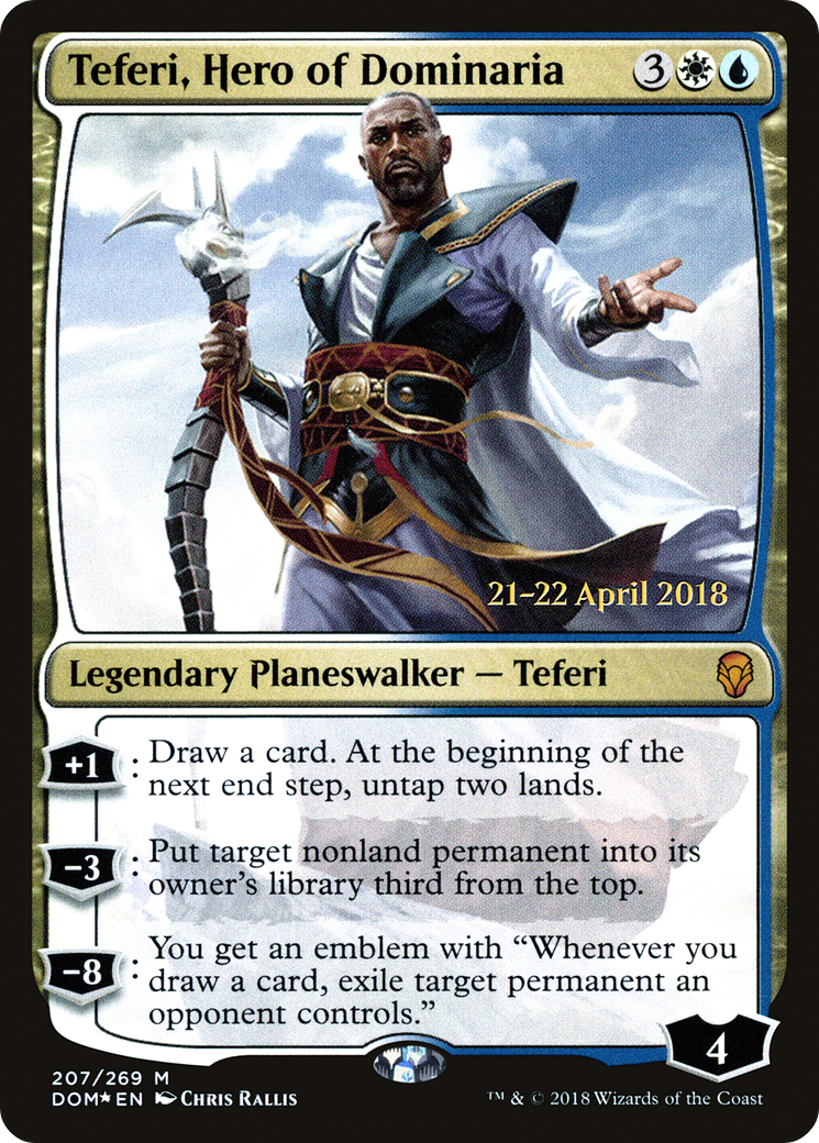 Teferi, Hero of Dominaria (PRE-207) - Dominaria Promos Foil