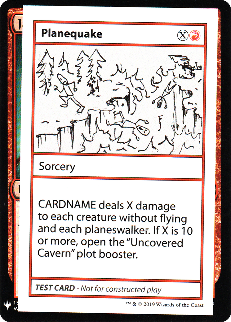 Planequake (CMB1-) - Mystery Booster Playtest Cards 2019