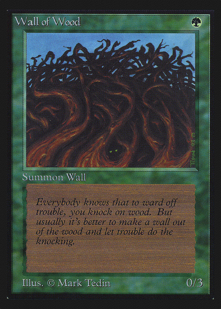 Wall of Wood (CE) (CED-) - Collectors' Edition