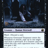 Graveyard Trespasser (PRE-104) - Innistrad: Midnight Hunt Promos: (Double Faced Transform) Foil