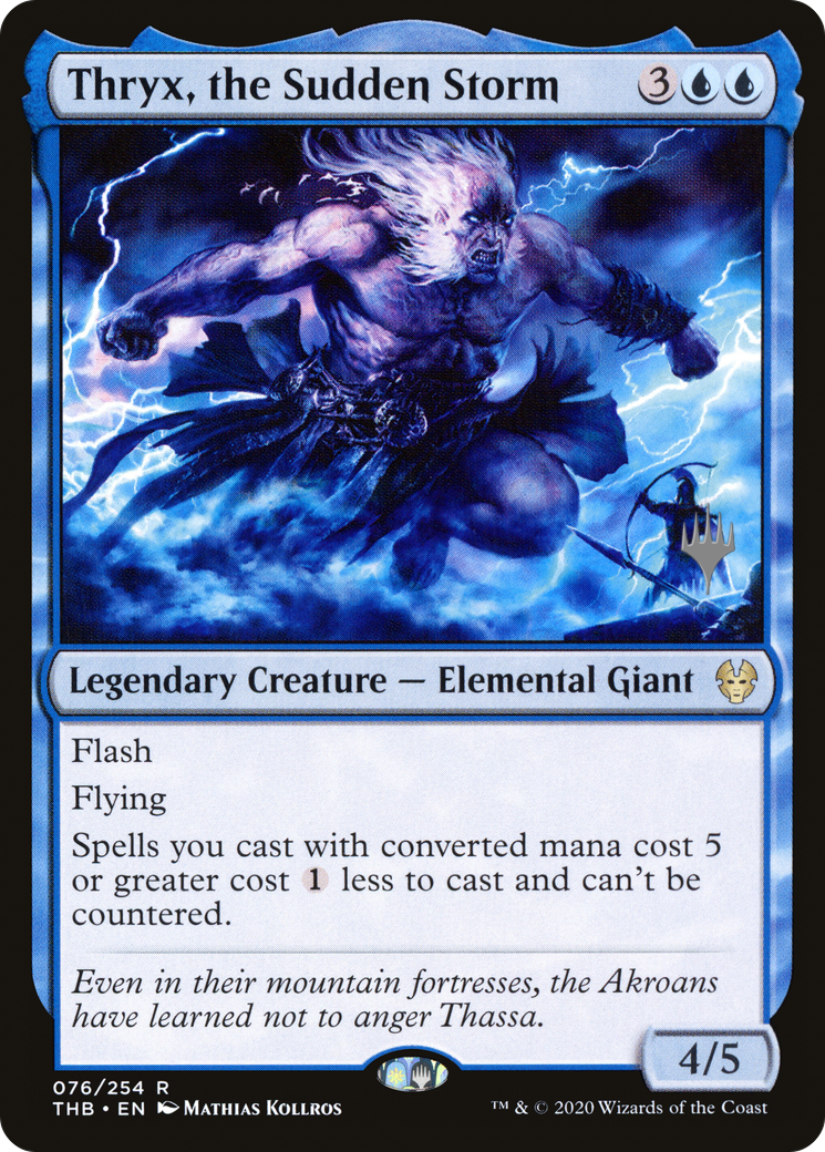 Thryx, the Sudden Storm (PPTHB-076) - Theros Beyond Death Promos Foil
