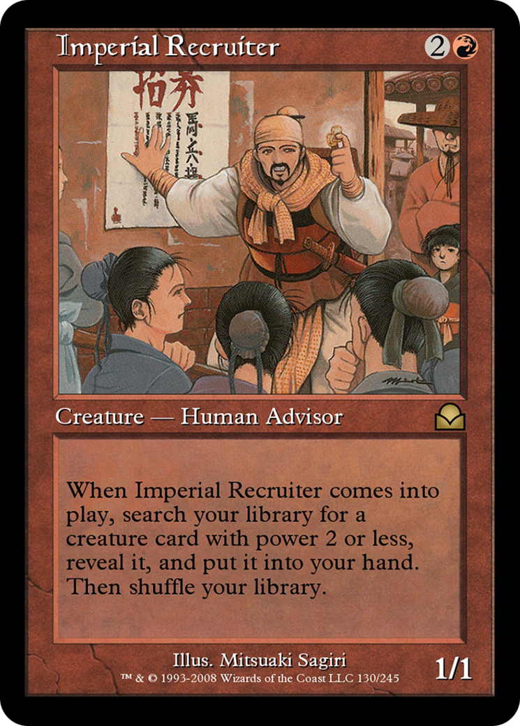 Imperial Recruiter (ME2-130) - Masters Edition II Foil