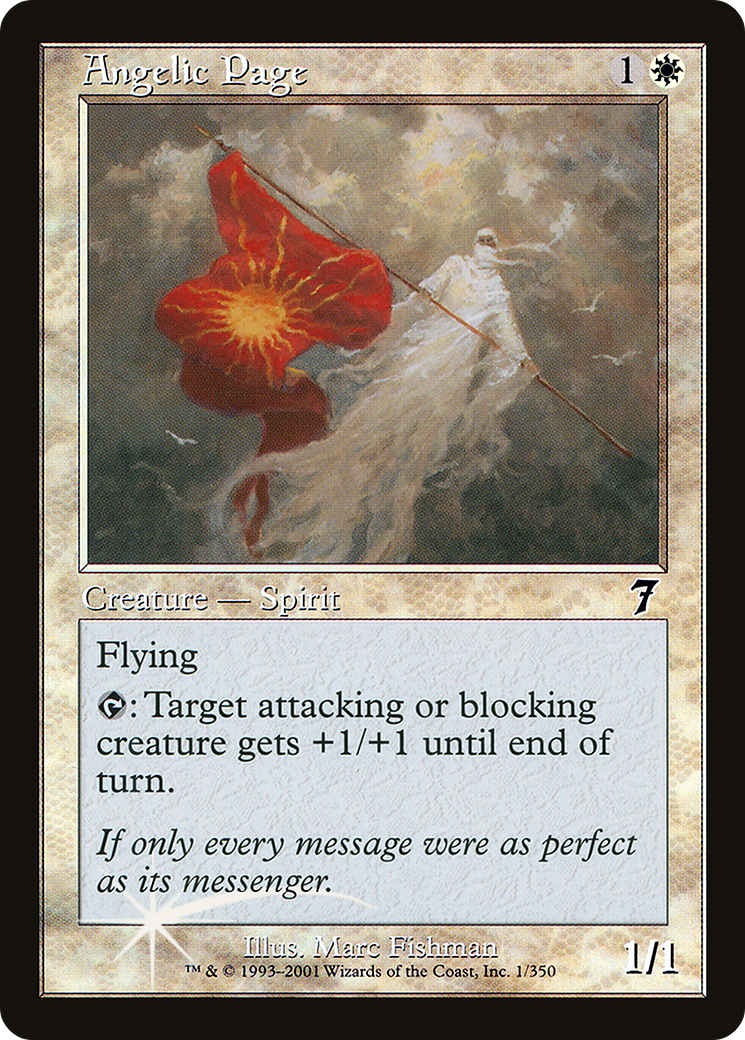 Angelic Page (7ED-001) - 7th Edition Foil