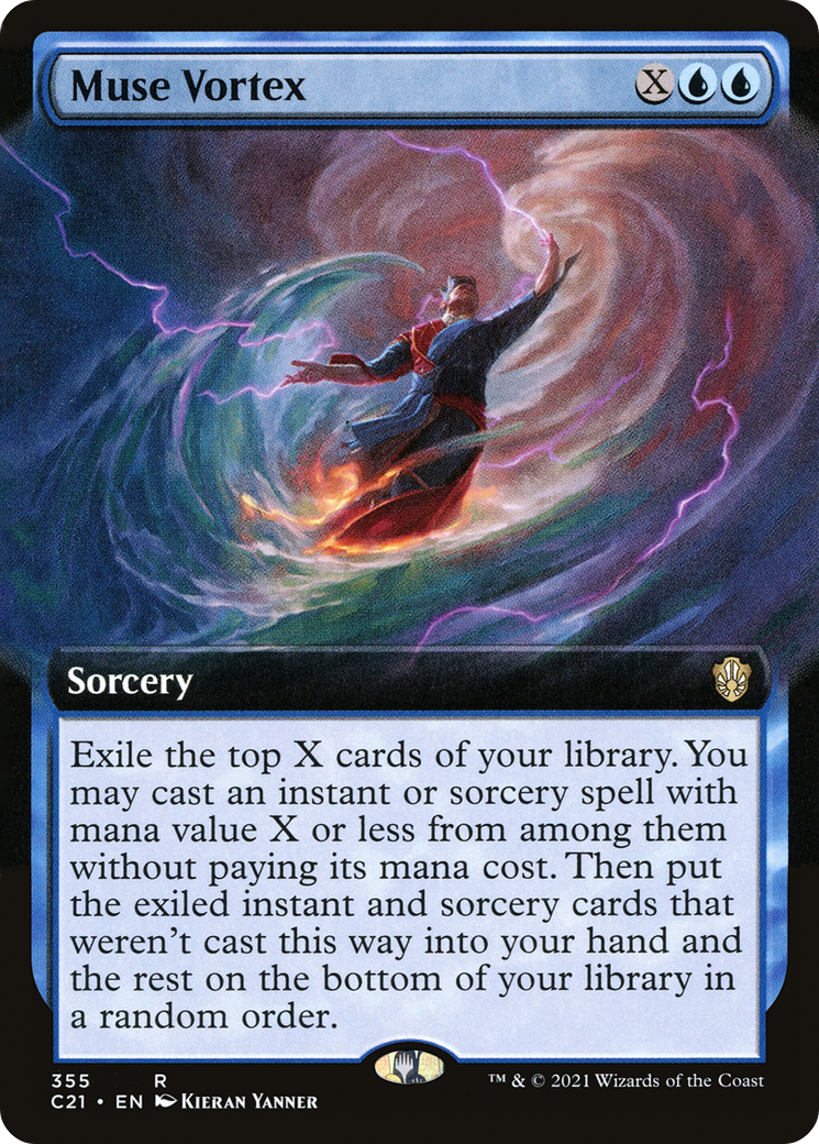 Muse Vortex (Extended Art) (C21-355) - Commander 2021: (Extended Art)