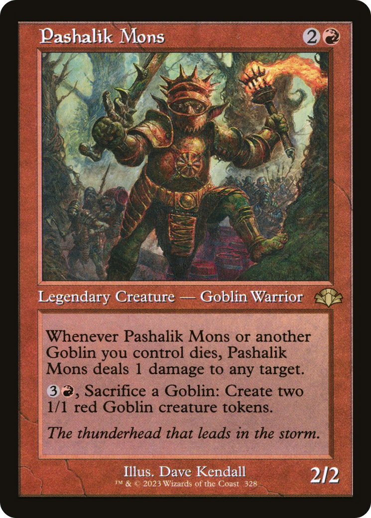 Pashalik Mons (Retro Frame) (DMR-328) - Dominaria Remastered Foil