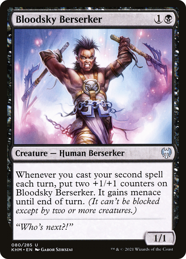 Bloodsky Berserker (KHM-080) - Kaldheim Foil