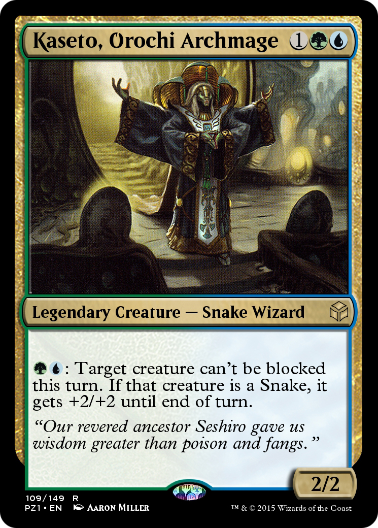 Kaseto, Orochi Archmage (PZ1-109) - Legendary Cube Prize Pack