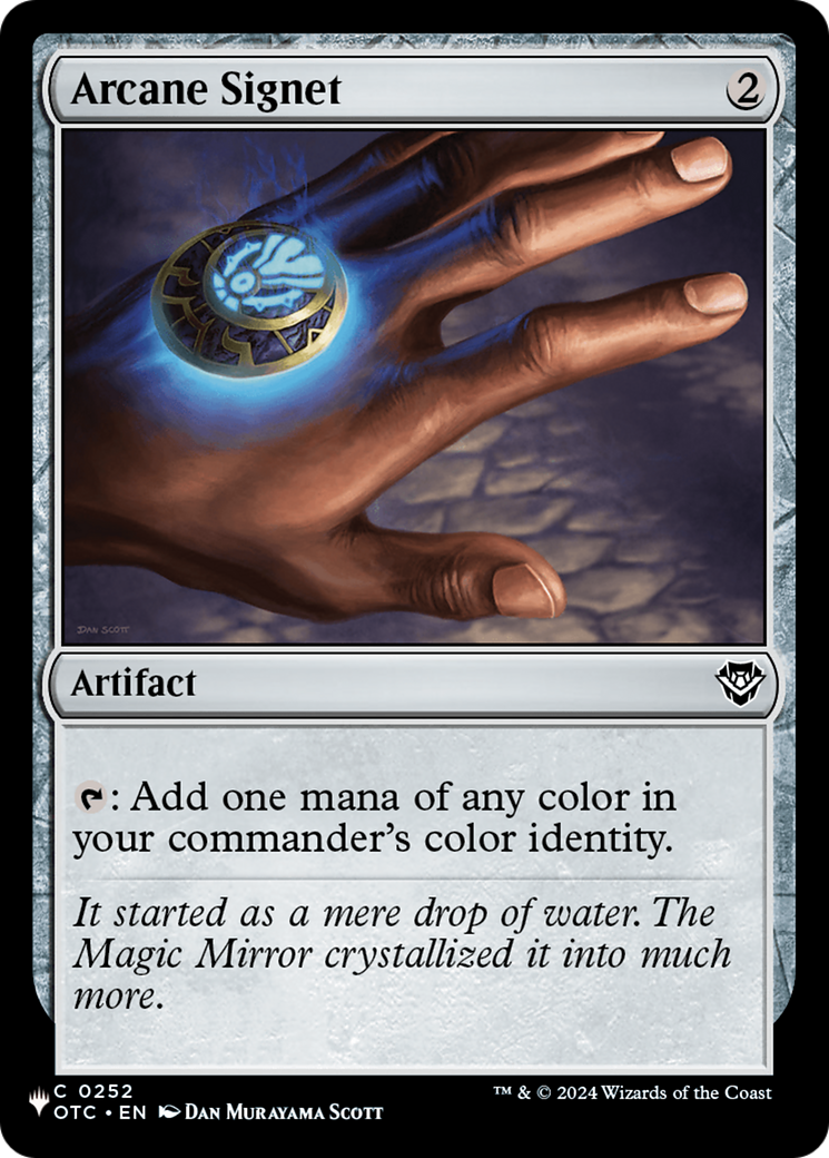 Arcane Signet (OTC) (LIST-252) - The List