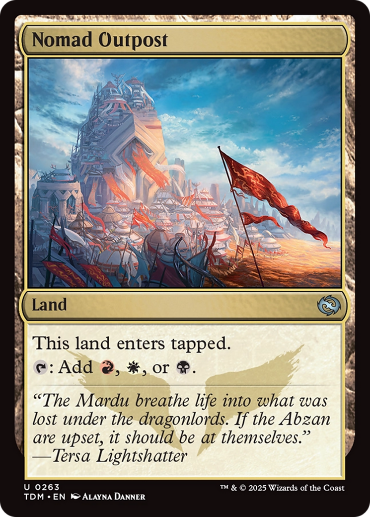 Nomad Outpost (TDM-263) - Tarkir: Dragonstorm