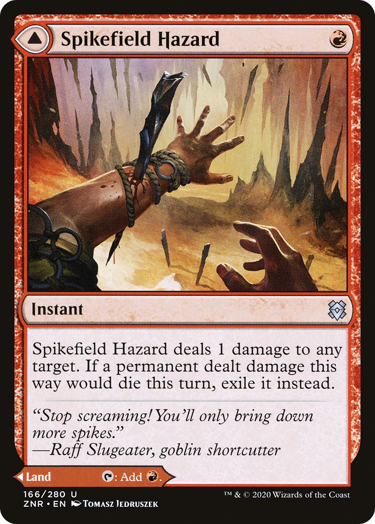 Spikefield Hazard (ZNR-166) - Zendikar Rising Foil