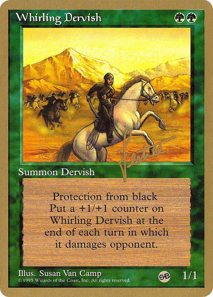 Whirling Dervish - 1996 Bertrand Lestree (4ED) (SB) (WCD-) - Pro Tour Collector Set