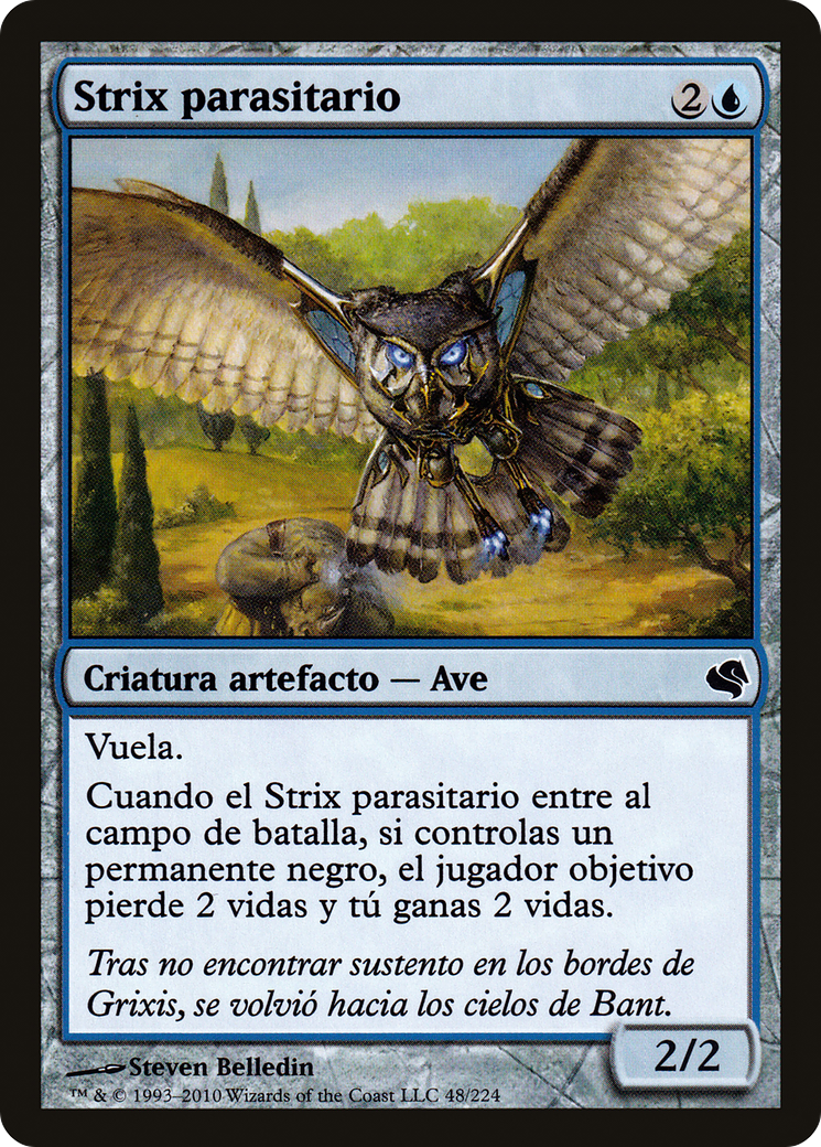 Parasitic Strix (Spanish) - "Strix parasitario" (PS11-048) - Salvat 2011