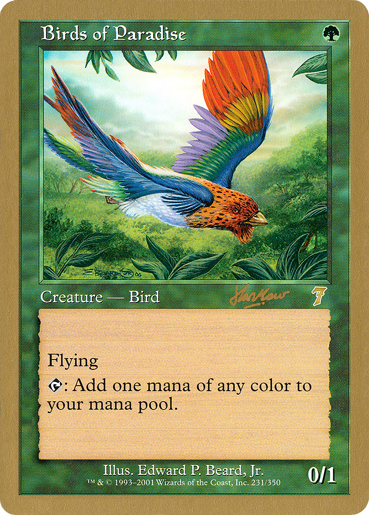 Birds of Paradise - 2002 Sim Han How (7ED) (WCD-) - World Championship Decks 2002