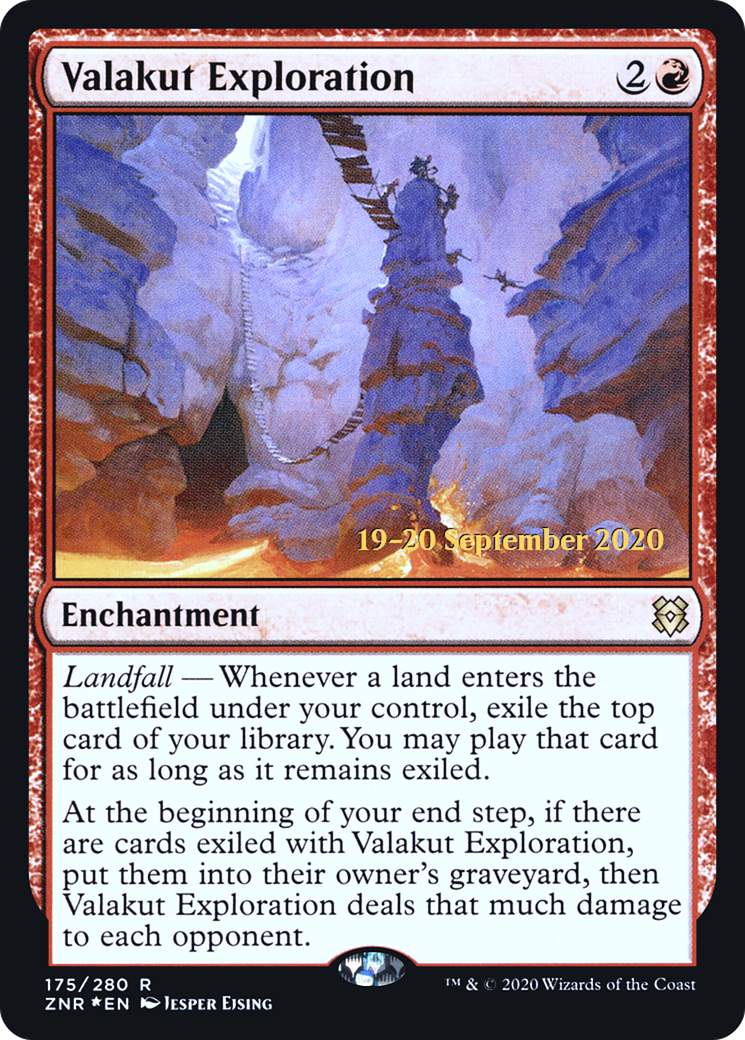 Valakut Exploration (PRE-175) - Zendikar Rising Promos Foil